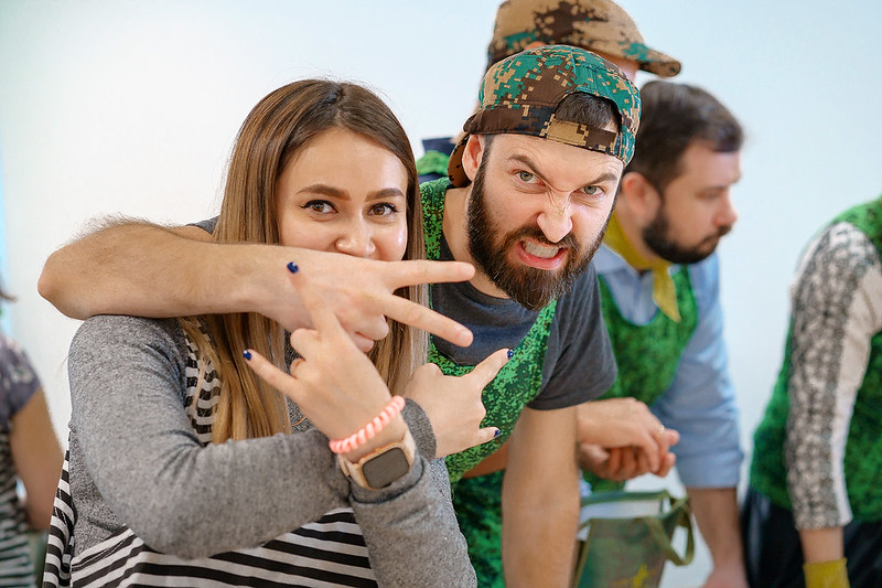 Корпоратив на День строителя в Миколаєві с уличными активностями