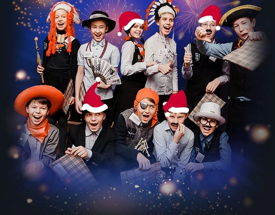 Новий рік в школі в Миколаєві.